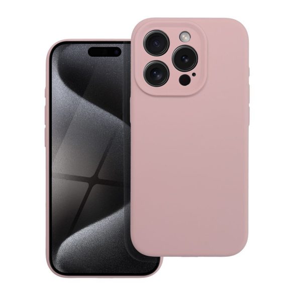 SILICONE tok 2mm iPhone 15 Pro - pink