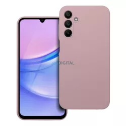   Tok Samsung A15 5G / A15 4G-hez Silicone 2mm powder rózsaszín