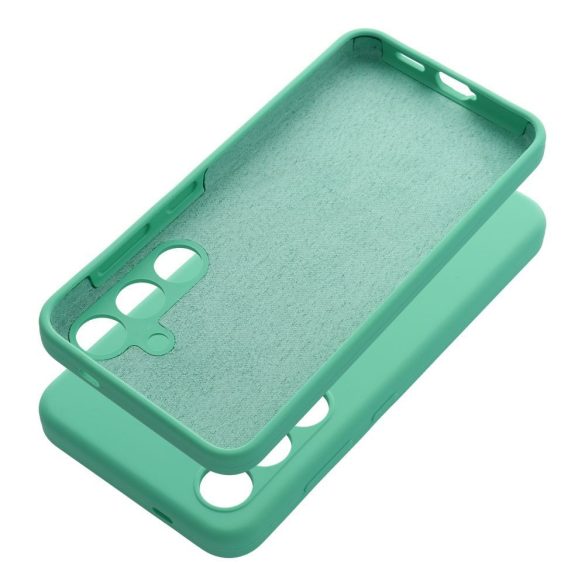 SILICONE tok 2mm Samsung Galaxy A25 5G - menta