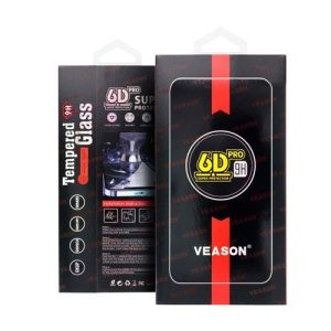 Veason 6D Pro Glass üvegfólia fekete szegéllyel Motorola Moto G34