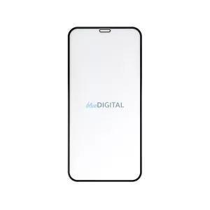 5D Full Glue edzett üveg iPhone 15 Pro Max (matt) fekete szegéllyel 