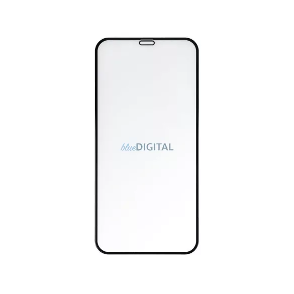 5D Full Glue edzett üveg iPhone 15 Pro Max (matt) fekete szegéllyel 