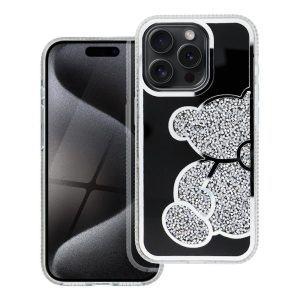 TEDDY BEAR tok iPhone 12 / 12 Pro - ezüst színű
