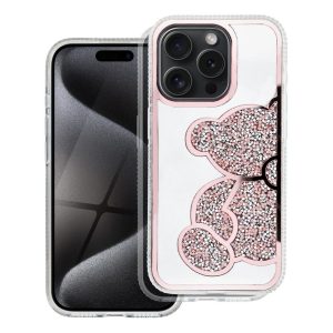 TEDDY BEAR tok iPhone 11 - rózsaszín