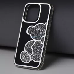 TEDDY BEAR tok iPhone 15 - ezüst