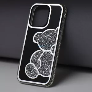 TEDDY BEAR tok iPhone 15 - ezüst