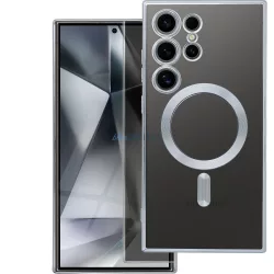   Electro Mag MagSafe kompatibilis tok Samsung Galaxy A55 - ezüst színű