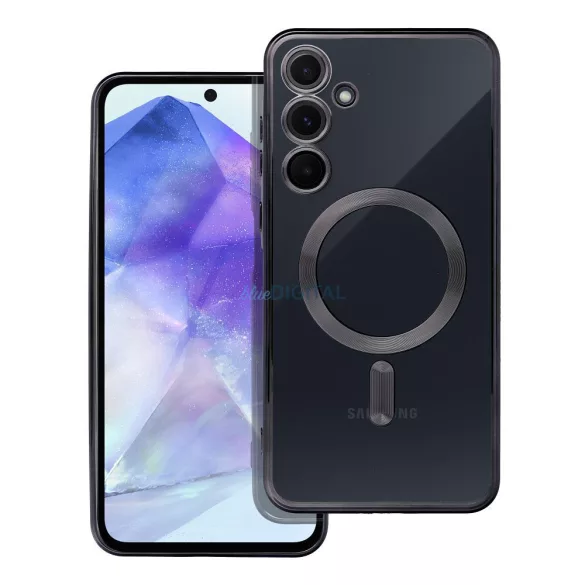 Electro Mag MagSafe kompatibilis tok Samsung Galaxy A55 - fekete