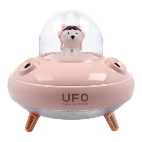 UFO Aromadiffúzor/párásító - rózsaszín