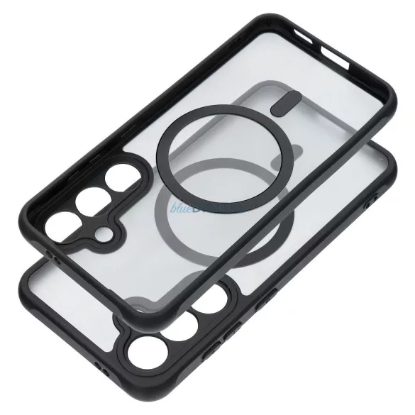 Full Matte Mag Cover MagSafe kompatibilis tok Samsung Galaxy S24 - fekete