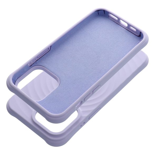 Silicone Zephyr Mag Cover MagSafe-kompatibilis tok iPhone 15 Pro - lila