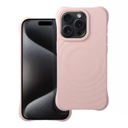   Silicone Zephyr Mag Cover MagSafe-kompatibilis tok iPhone 15 Pro - rózsaszín