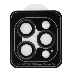 ProTECTOR kamera lencse védő fólia 9H iPhone 15 Pro / 15 Pro Max - fekete