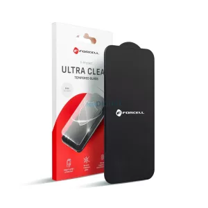 Forcell Ultra Clear Glass edzett üveg fekete szegéllyel Xiaomi Redmi 13C 4G/5G