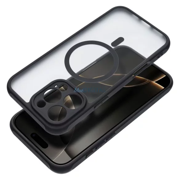 FULL MATTE MAG COVER MagSafe-kompatibilis tok iPhone 16 Pro Max - fekete