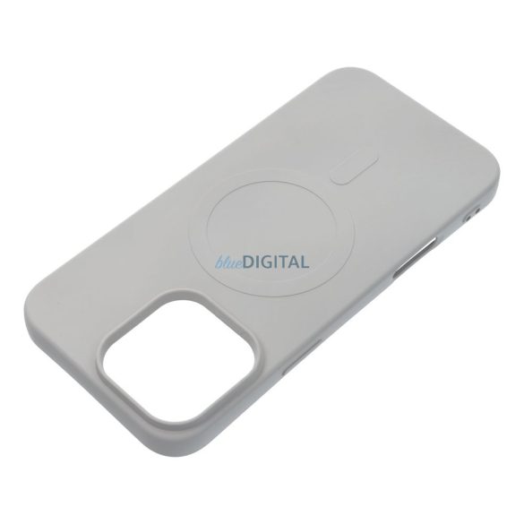 SILICONE MAG COVER tok (nagy kamerakivágással)MagSafe-kompatibilis iPhone 16 Pro Max - titánszürke
