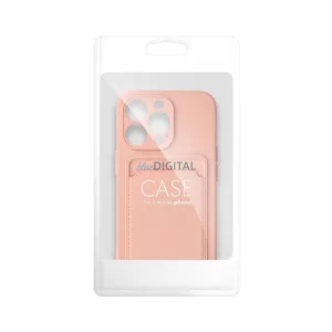 CARD kártyatartós tok iPhone 16 Plus - rózsaszín