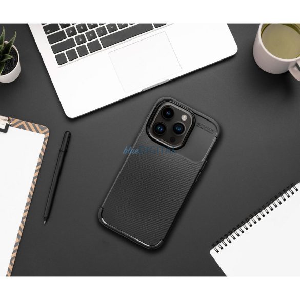 CARBON PREMIUM tok iPhone 16 - fekete