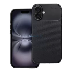 CARBON PREMIUM tok iPhone 16 Plus - fekete