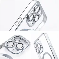   ELECTRO MAG MagSafe-kompatibilis tok iPhone 16 Plus - ezüst színű