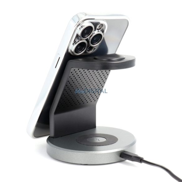 ELECTRO MAG MagSafe-kompatibilis tok iPhone 16 Pro Max - szürke