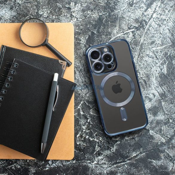ELECTRO MAG MagSafe-kompatibilis tok iPhone 16 Pro Max - kék titánium