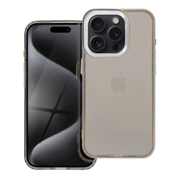 PEARL tok iPhone 16 Plus - szürke átlátszó