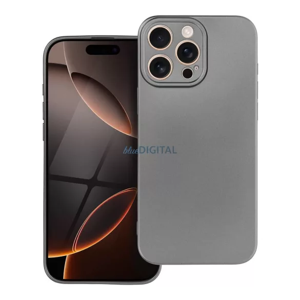 METALLIC tok iPhone 16 Pro Max - szürke