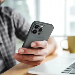 METALLIC tok iPhone 16 Plus - szürke