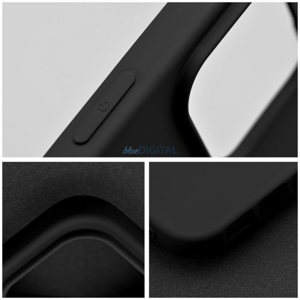 SILICONE tok iPhone 16 - fekete