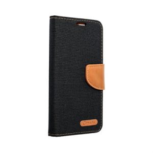 CANVAS könyvtok iPhone 16 Plus - fekete