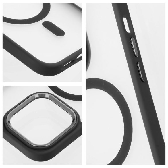 MATTE MAG COVER MagSafe-kompatibilis tok iPhone 16 - fekete