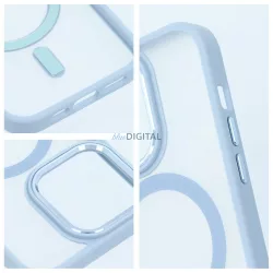   MATTE MAG COVER MagSafe-kompatibilis tok iPhone 16 Pro Max - kék