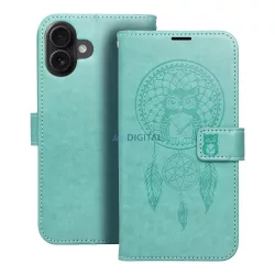 MEZZO könyvtok iPhone 16 Plus - zöld álomfogó