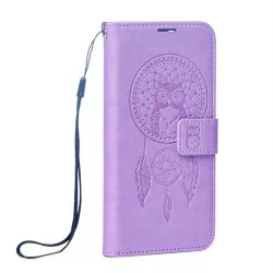 MEZZO könyvtok iPhone 16 Plus - lila álomfogó