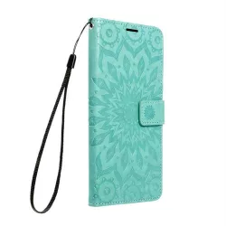 MEZZO könyvtok iPhone 16 Pro Max - zöld mandala