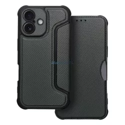 RAZOR könyvtok iPhone 16 Plus - zöld