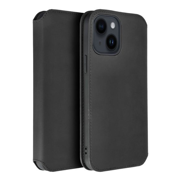 DUAL POCKET könyvtok iPhone 16 - fekete