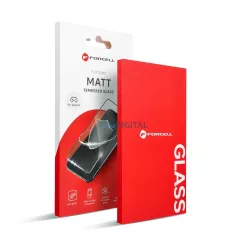   Forcell Matt Glass edzett üveg fekete szegéllyel iPhone 12 Pro Max