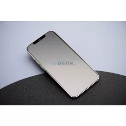   Forcell Matt Glass edzett üveg fekete szegéllyel iPhone 12 Pro Max