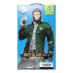   5D Mr. Monkey Glass Strong Matte edzett üveg fekete szegéllyel Apple iPhone 16 Pro Max