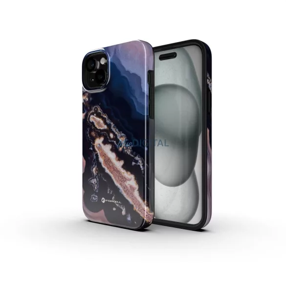 FORCELL F-PROTECT Mirage, katonai csepp-tesztelt tok kompatibilis a MagSafe-hez IPHONE 16 PRO MAX arany szigethez
