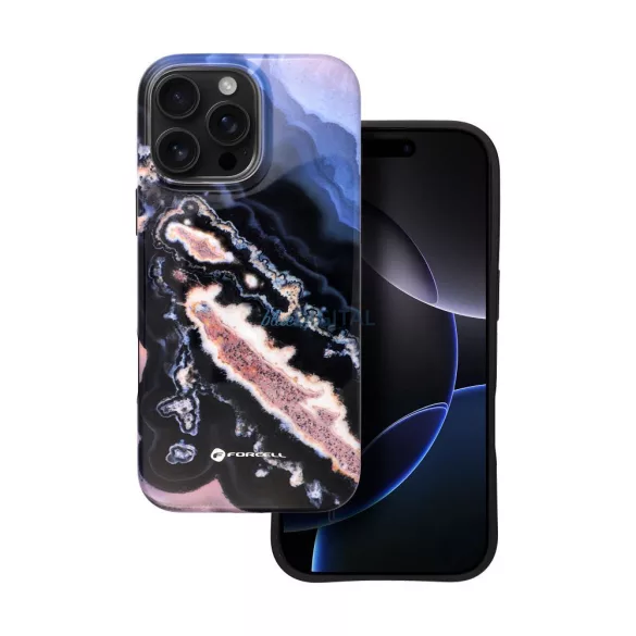 FORCELL F-PROTECT Mirage, katonai csepp-tesztelt tok kompatibilis a MagSafe-hez IPHONE 16 PRO MAX arany szigethez
