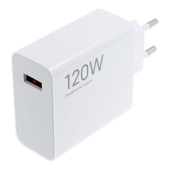 Xiaomi MDY-14-EE gyári hálózati töltő 1xUSB-A csatlakozással QC3.0 3A 120W - fehér