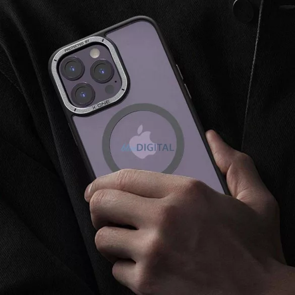 X-One Dropguard Magnetic Case Air MagSafe-kompatibilis tok iPhone 16 Plus - fekete
