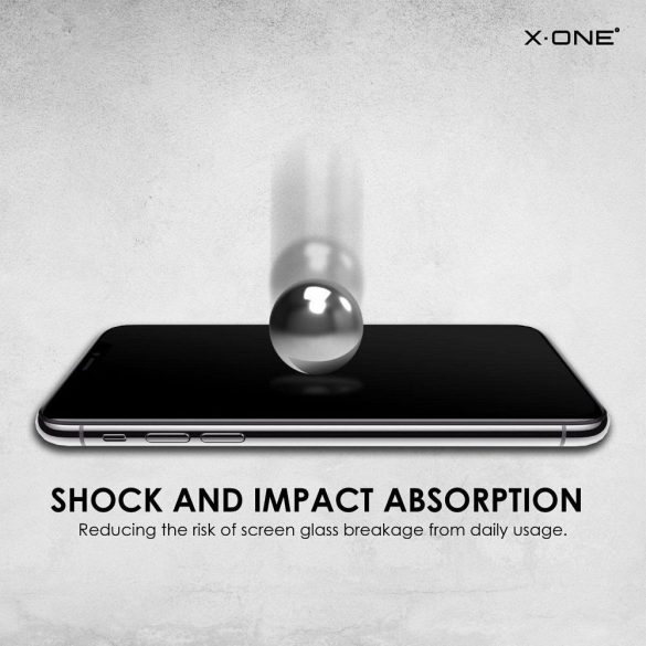 X-One Full Cover Extra Strong Matte 9H edzett üveg iPhone 16 Pro