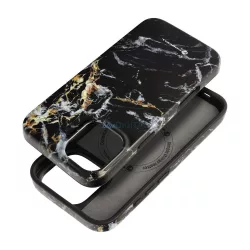   FORCELL F-PROTECT Mirage, katonai csepp-tesztelt tok kompatibilis MagSafe az IPHONE 16 PLUS fekete márványhoz