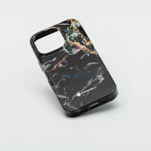FORCELL F-PROTECT Mirage, katonai csepp-tesztelt tok kompatibilis MagSafe az IPHONE 16 PLUS fekete márványhoz