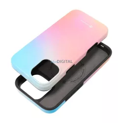   FORCELL F-PROTECT Mirage, katonai csepp-tesztelt tok kompatibilis MagSafe az IPHONE 16 PLUS-hoz rózsaszín kék