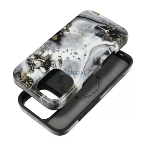 FORCELL F-PROTECT Mirage, Katonai csepp-tesztelt tok kompatibilis MagSafe az IPHONE 16 ezüst ködhöz